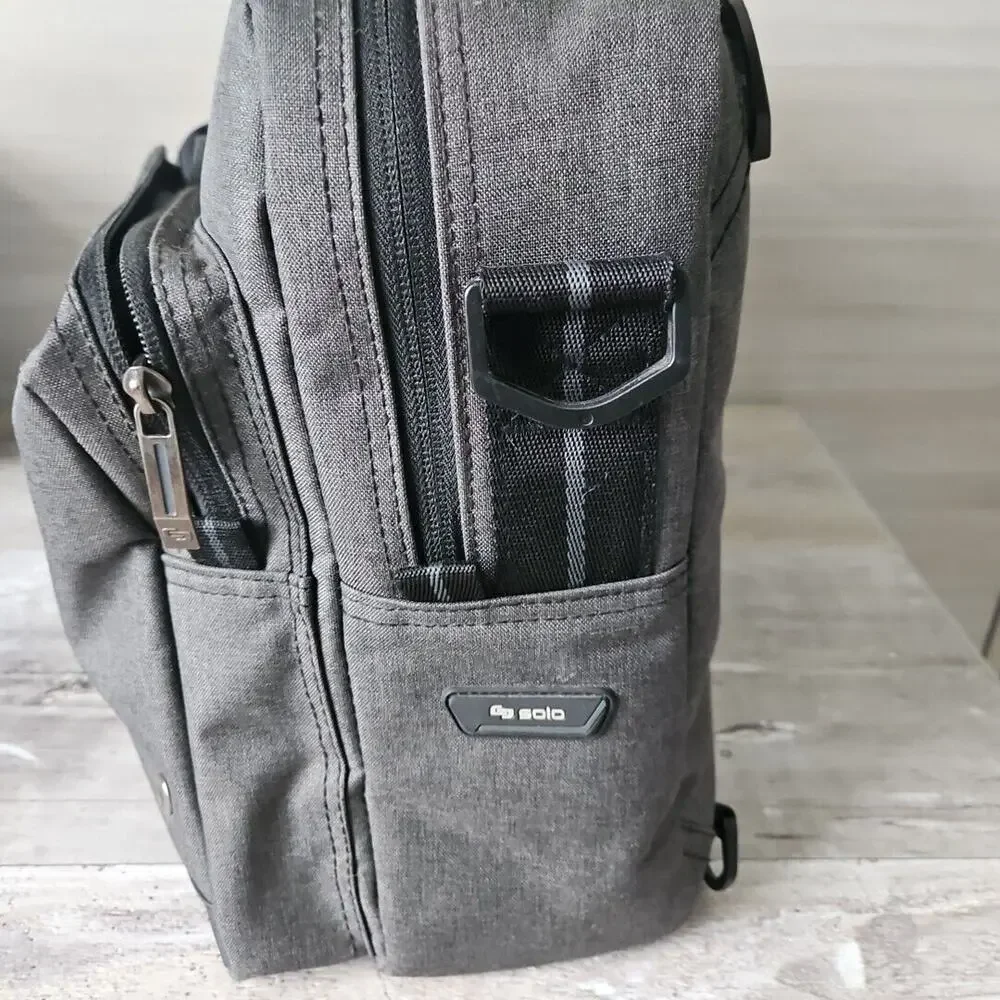 Solo New York Duane Urban Convertible Carrying Briefcase Backpack - 15.6